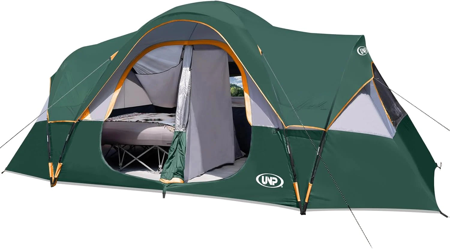 UNP Camping Tent 10-Person-Family Tents, Parties, Music Festival Tent, Big, Easy Up